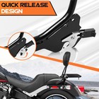 For Harley Sport Glide Low Rider 2018-later Rear Backrest Sissy Bar Luggage Rack