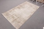 3 4x6 3 Ft Vintage Rug  Turkish Accent Rug  Beige Brown Oriental Rug