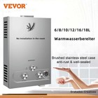     vevor 6l 8l 10l 12l 16l 18l Lpg Propane Gas Instant Hot Water Heater Boilers