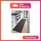 Dexi Anti Fatigue Kitchen Floor Mat Cushioned Standing Runner 70x20  Black