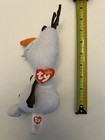 Ty Disney Frozen Olaf Beanie Baby W  Tag Sparkles 8  Plush Snowman  41447 2014
