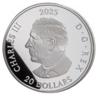 2025 Canada Triple Maple Leaf Proof 1 Oz Silver Coin - 7 500 Mintage
