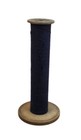 Vintage Industrial  Spool With Navy Blue Thread For Sewing Weaving Or Craft Proj