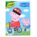 Crayola Peppa Pig Coloring Book With Stickers  Gift For Kids  96 Pages  Ages 3 