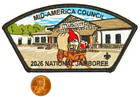 Boy Scout Bsa Mid-america 147 Oa 97 2026 Jamboree 7-patch Jsp 250 Usa Set Gnomes