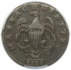 1788 Massachusetts Cent  Period  Ryder 3-e  R4  Pcgs Xf40