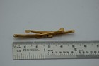 Vintage Gold Tone Tie Clip Bar 2 25 Inch Classic Design