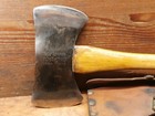 Vintage True Temper Kelly Works Flint Edge 2 1 2  Cruiser Db Axe W sheath