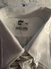 Vintage After Six White Ruffle Tuxedo Shirt New In Box Neck M Sleeve 2