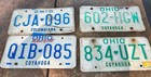 48 Ohio License Plates Lot 1980   s 90   s Vintage Craft Repurpose Man Cave Decor