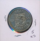 Fiji  - 1934 Golden Tone Lusterous  Florin -  4434