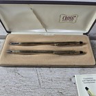Vtg Cross Classic Century 10k Gold Filled Ballpoint Pen Pencil Set Orig  Box Set