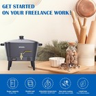 Voisen Wax Melter For Candle Making 8qts Candle Wax Melting Pot With Spout      