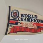 Vintage 1984 Detroit Tigers World Champions Mlb Baseball Pennant 30 5  Long