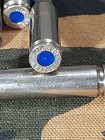 308 Win  Snap Caps Set Of 5  nickel And Blue  Real Weight  