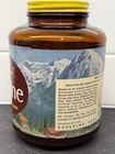 Rare Vintage Ovaltine Swiss Chocolate Flavored Amber Glass Jar With Paper Label