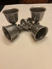 Wilton Armetale Pewter Plough Tavern Wine Water Goblets Usa 5  Set Of 4