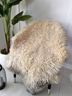  100 Natural Gotland Sheepskin Rug sheepskin Pelt natural Color beige brown