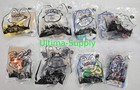  8  Pokemon 2011 Mcdonalds Happy Meal Black   White Toys   Trading Cards Set