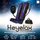 Leg Compression Massager For Circulation And Pain Relief  Air Compression Boots