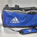 Adidas 2017 Team Issue Duffel Bag Medium Blue Hydro Shield Gym Sports Travel