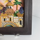 Vintage Mexican Folk Art Wood Carving Bas Relief 14    X 11 5   
