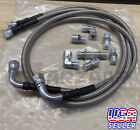 Ss Braided Transmission Cooler Hose Lines Fittings Fit For Th350 700r4 th400 52 