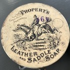Lot Of 2 Vintage Tins  Properts Leather   Saddle Soap   Flying Dutchman Tobacco