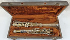 1928 C  G  Conn 624n-b  armored  Bb Silver Metal Clarinet Elkhart Vintage Rare