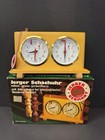 Jerger Schachuhr Chess Clock Tournament Timer Wood  Germany W Box