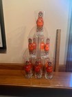Vintage A w The Great Root Bear Rooty Collectible 16 Oz Glass Lot Of 6