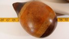 Vintage Hand Polished Stained Gourds Boho Set Of 3 Each- 6  X 4  Rattle