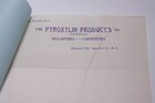 1930 Lamson Goodnow Lw Bishop Pawtucket Ri Pyroxylin Diamond Hill Ephemera L432d