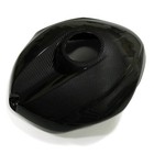 Black Fuel Gas Tank Cover Fairing Carbon Fiber Look For Yamaha Yzf R6 2008-2016