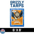 Grizzly Tarps By B-air 6  X 8  Large Multi-purpose Waterproof Heavy Duty Poly