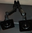 Ergotron Lx Dual Side-by-side Arm Two-monitor Mount - Matte Black  45-245-224 