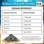 5 Lb Natural Seiryu Stone Aquarium Rocks 2 To 6 Inches Fish Tank Decor Stone