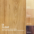 Wood Stain Oil - 200 Ft   - 360 Ml  Clear     Wood Finish For Interior Furniture   
