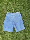 Empyre Mens 34 Blue Denim Baggy Jorts Y2k Skater Jean Shorts