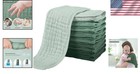 Soft   Absorbent Baby Burp Cloths - 10 Pack  Gradient Green