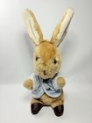 Vintage Eden Toys Usa Peter Rabbit Plush Musical Cottontail Wind Up Head Moves