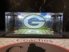 Custom 2 Mini Helmet Display Case With Led Lights