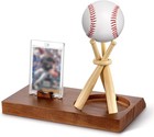 Wood Baseball Display Case And Card Holder Baseball Display Case For Ball And   