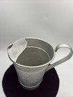 Gailstyn Hammered Aluminum Water Pitcher 9    Tall Grandma Cottage Core Vintage