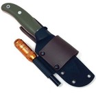 Tbs Timberwolf Knife - Kydex Sheath - Green G10