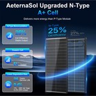 400w Bifacial Solar Panel Mono N-type Charging Off-grid Battery Power Rv Boat Us
