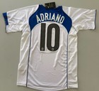 Inter Milan 2004 2005  10 Adriano Replica Away Football Shirt Soccer Jersey