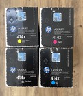 Hp 414x 4pack Black magenta cyan yellow Brand New Laserjet Pro M454 M479 Genuine