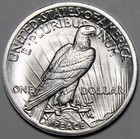 Daniel Carr 1945 Peace Silver Dollar  Broken Sword  High Relief  High Grade 