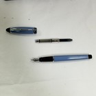 Aurora Blue gray Fountain Pen Made In Italy W case